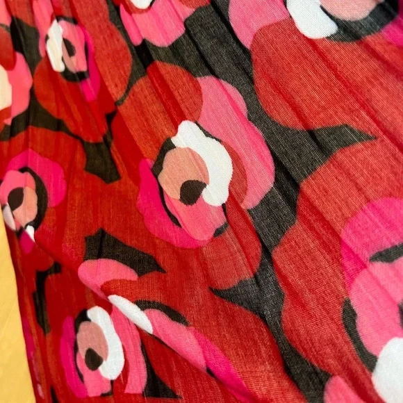 Kate Spade Rose Deco oblong viscose Scarf - Picture 2 of 3